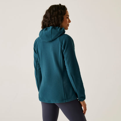 Regatta Women's Elinn Hooded Fleece - Moroccan Blue