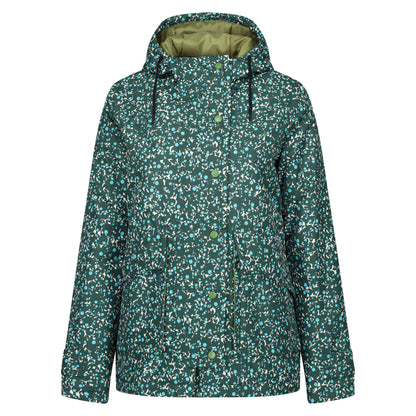 Orla Kiely Swing Waterproof Jacket - Berry Bubble Jade