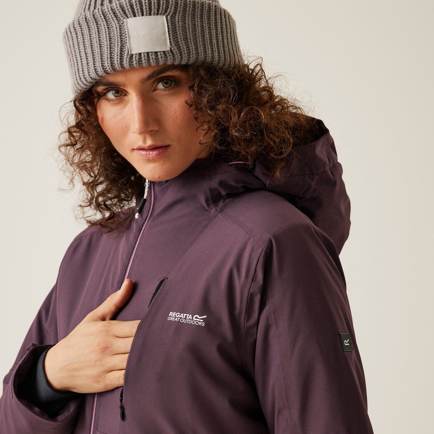 Regatta Women's Highton Stretch IV Padded Jacket - Deep Plum