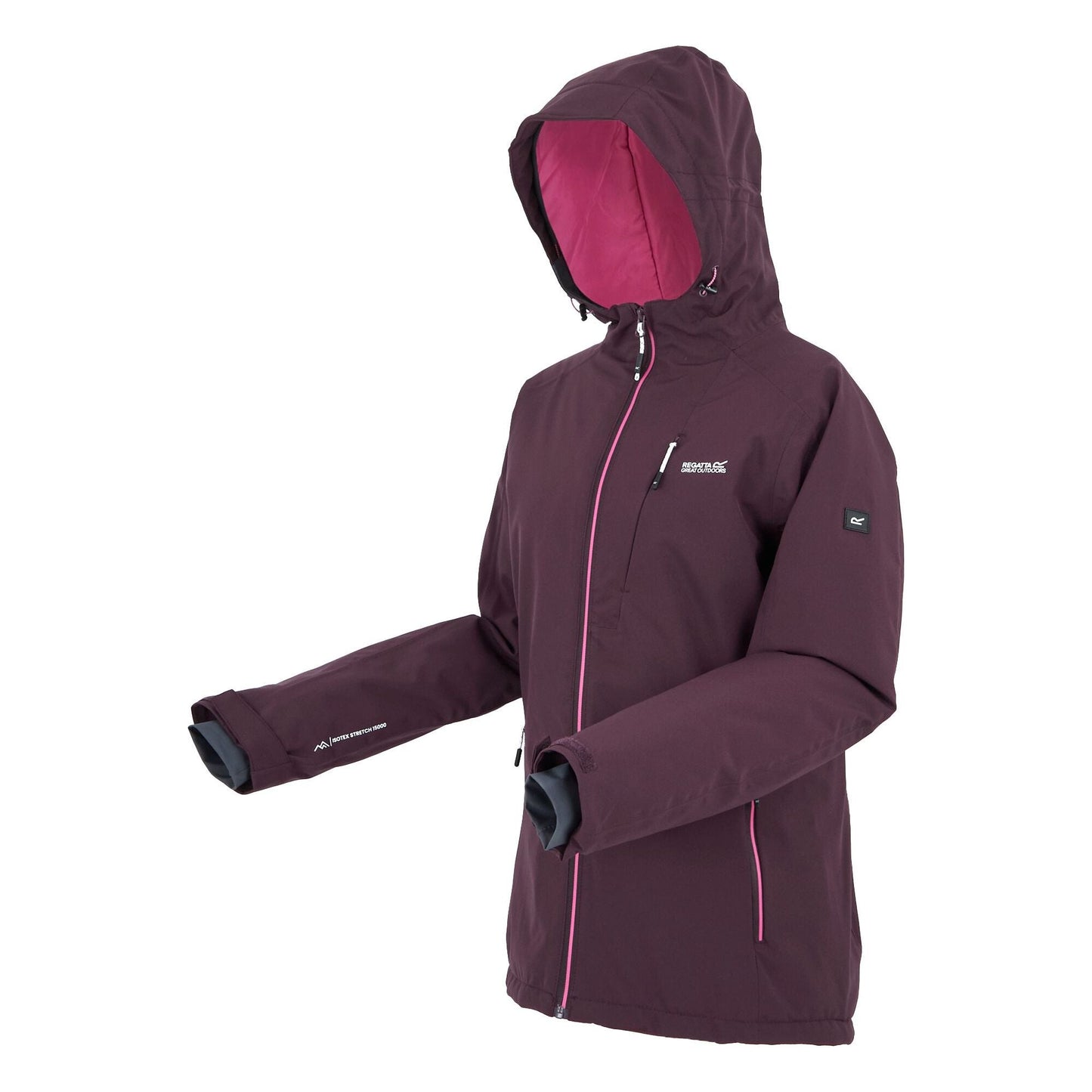 Regatta Women's Highton Stretch IV Padded Jacket - Deep Plum