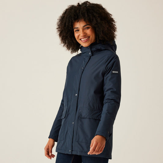 Regatta Women's Mireya Waterproof Insulated Jacket - Navy/Spot Print