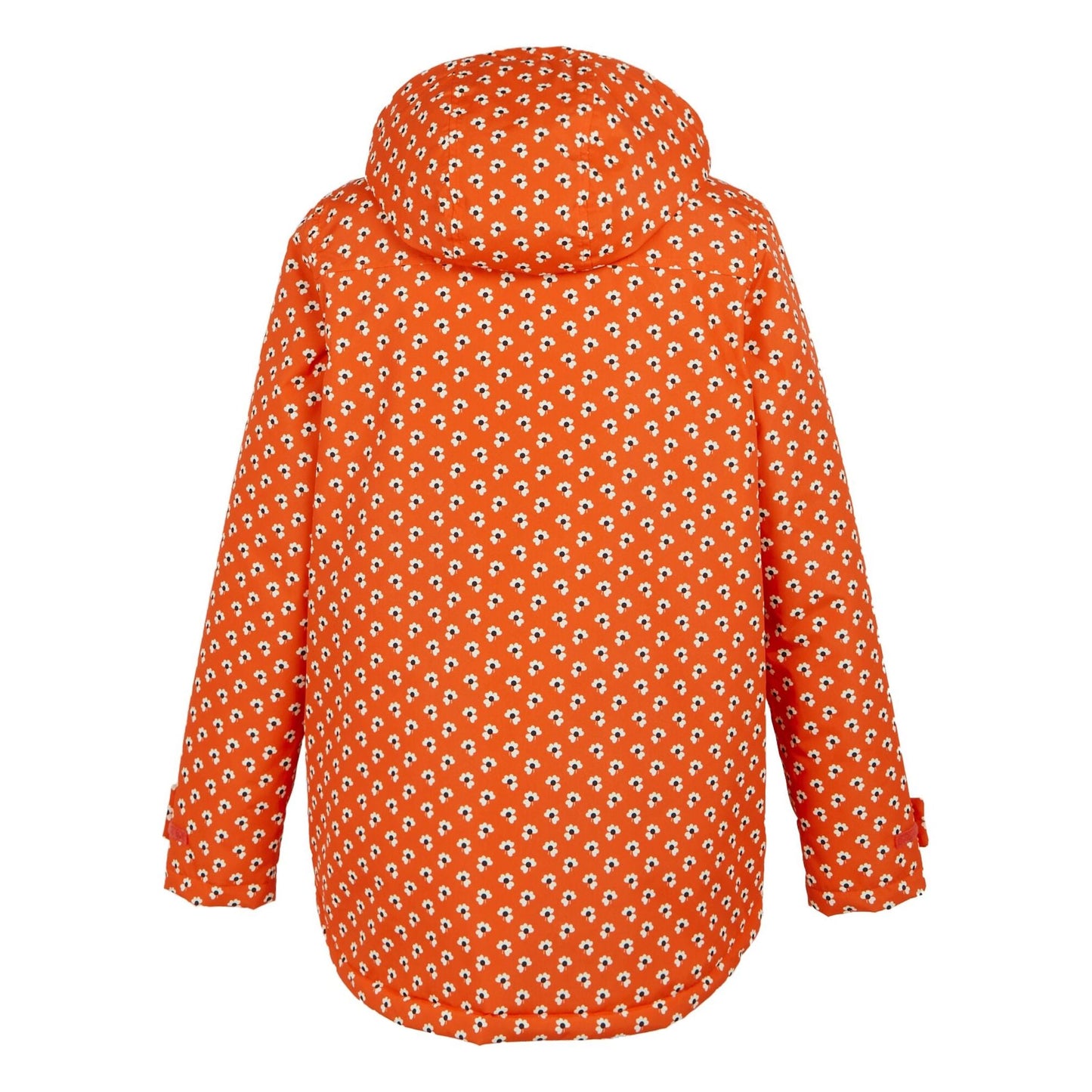 Orla Kiely Midlength Waterproof Jacket - Clover Red