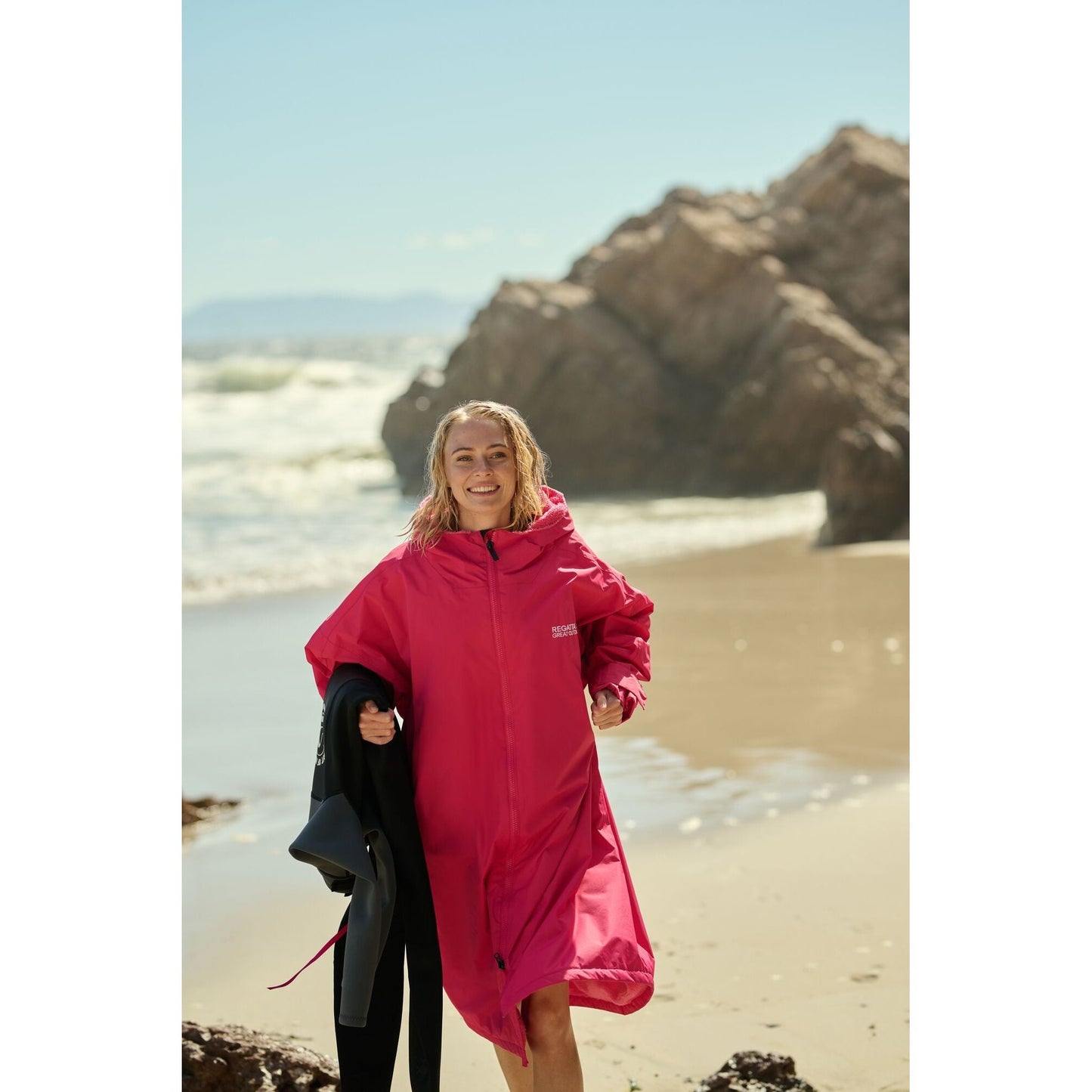 Regatta Adult Changing Robe - Pink Potion