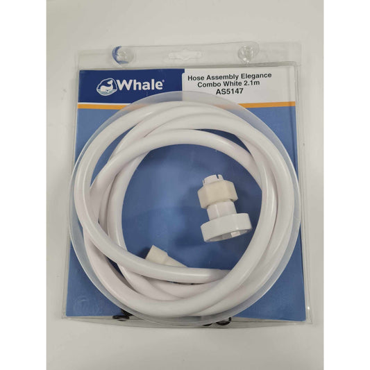 Whale Elegance Shower Hose Assembly - 2.1m - AS5147 - Caravan Boat Motorhome