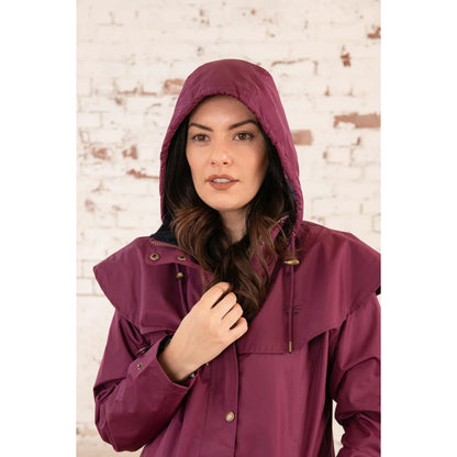 Lighthouse Women's Outback Full Length Waterproof Raincoat - Plum