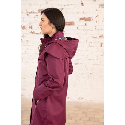 Lighthouse Women's Outback Full Length Waterproof Raincoat - Plum