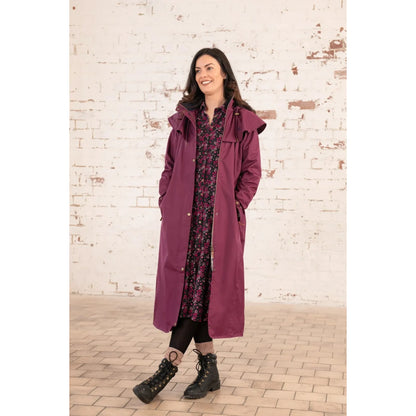 Lighthouse Women's Outback Full Length Waterproof Raincoat - Plum