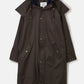 Lighthouse Men's Stockman Full Length Raincoat - Chocolate