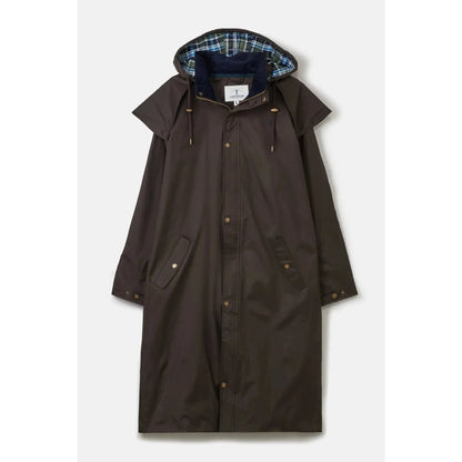 Lighthouse Men's Stockman Full Length Raincoat - Chocolate