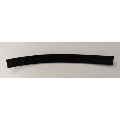 10 cm sample of Caravan, Motorhome Aesthetic Trim, Flexible Infill Herzim Strip 11mm - Black