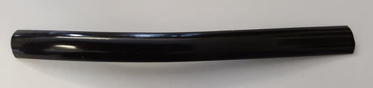 10 cm sample of Caravan, Motorhome Aesthetic Trim, Flexible Infill Herzim Strip 11mm - Black