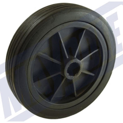160mm Black Plastic Wheel