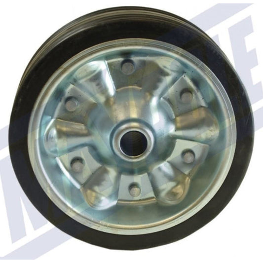 200mm Steel/Rubber Wheel