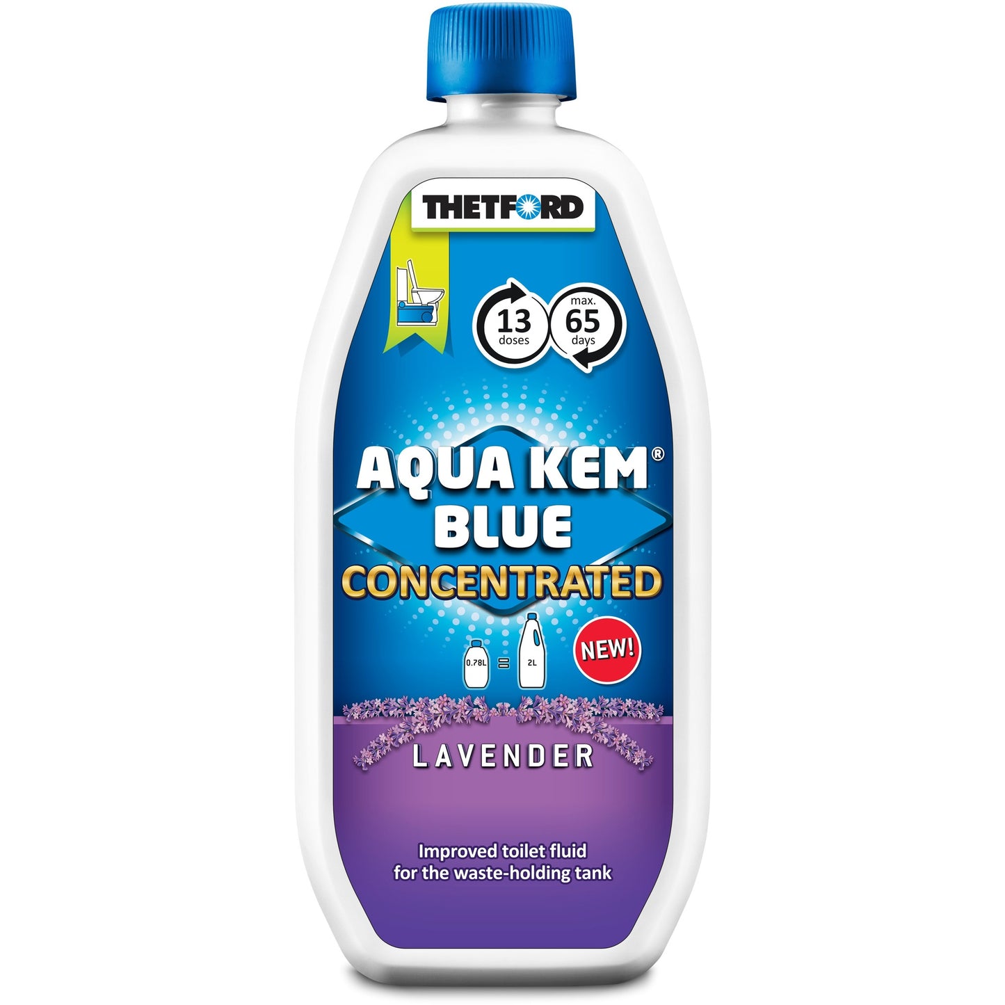 Aqua Kem Blue Concentrate - Lavender -  0.7L - AVAILABLE IN STORE ONLY