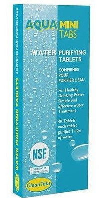 Aqua Mini Tabs - Water Purifying Tablets (40)