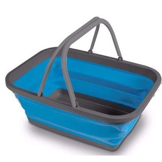 Kampa Folding Washing Bowl - Large Blue