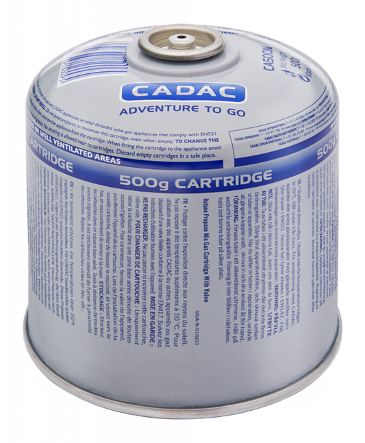 Cadac EN417 Threaded 500g Gas Cartridge