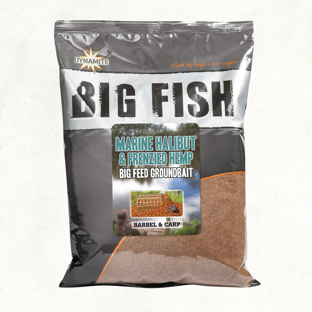 Dynamite Big Fish Marine Halibet & Hempseed Groundbait - 1.8kg