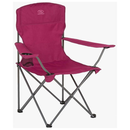 Highlander Edinburgh Camp Chair - Berry - IN STORE ONLY