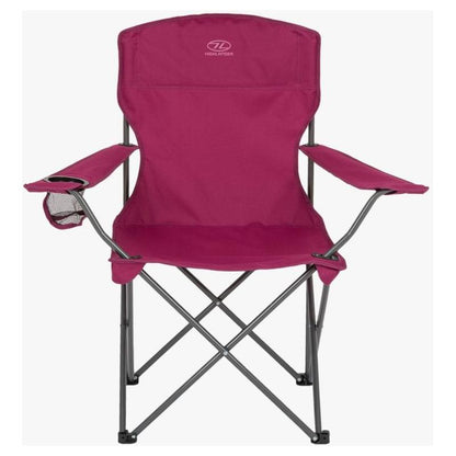 Highlander Edinburgh Camp Chair - Berry - IN STORE ONLY