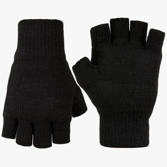 Highlander Stayner Fingerless Gloves - Black
