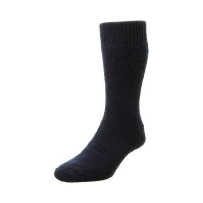 HJ Hall HJ800 Rambler Fully Cushioned Wool Rich Socks - Navy