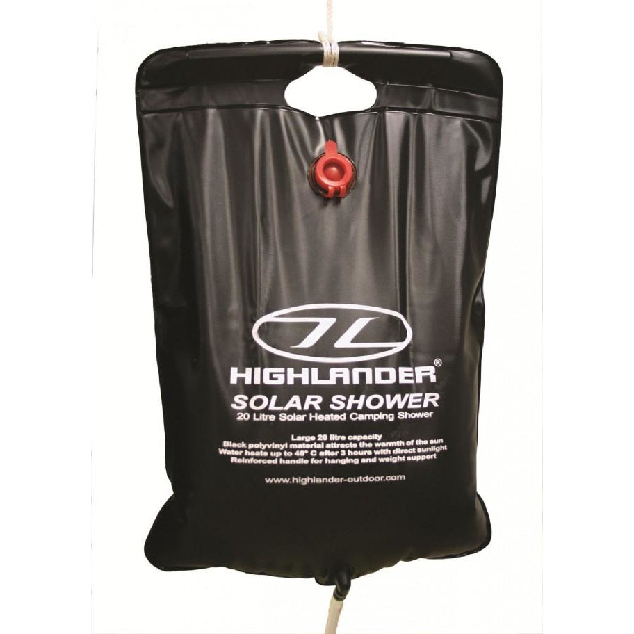 Highlander 20L Solar Shower - Portable Shower Bag
