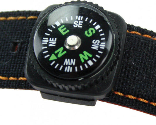 Highlander Watch Strap Button Compass