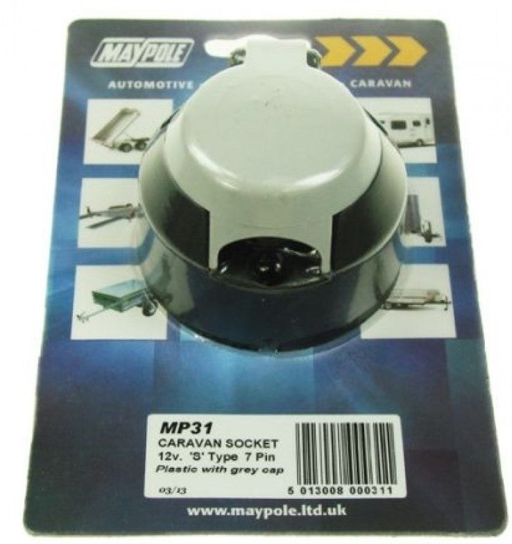 Maypole 12S Type 7 Pin Plastic Socket