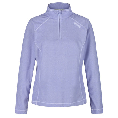 Regatta Women's Lightweight Half Zip Fleece - Lilac/White