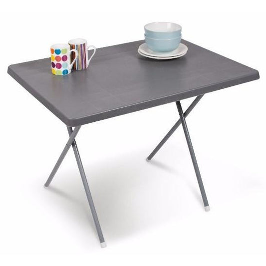 Kampa Duplex Plastic Picnic/Camping Table - Grey - AVAILABLE IN STORE ONLY