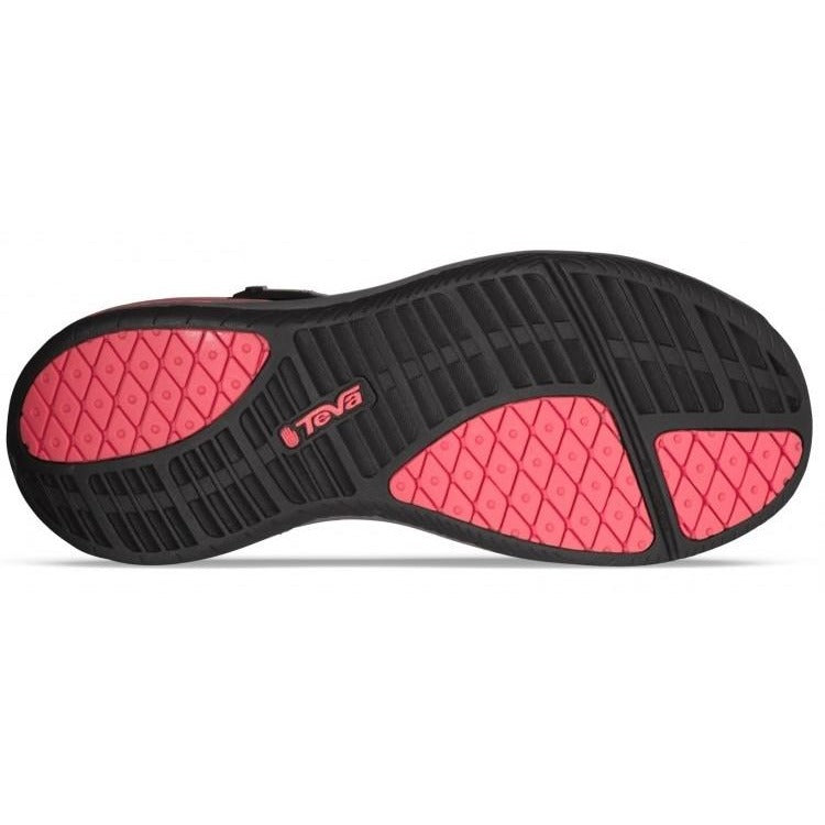 Teva Rosa Women's Sandal - Black/Coral
