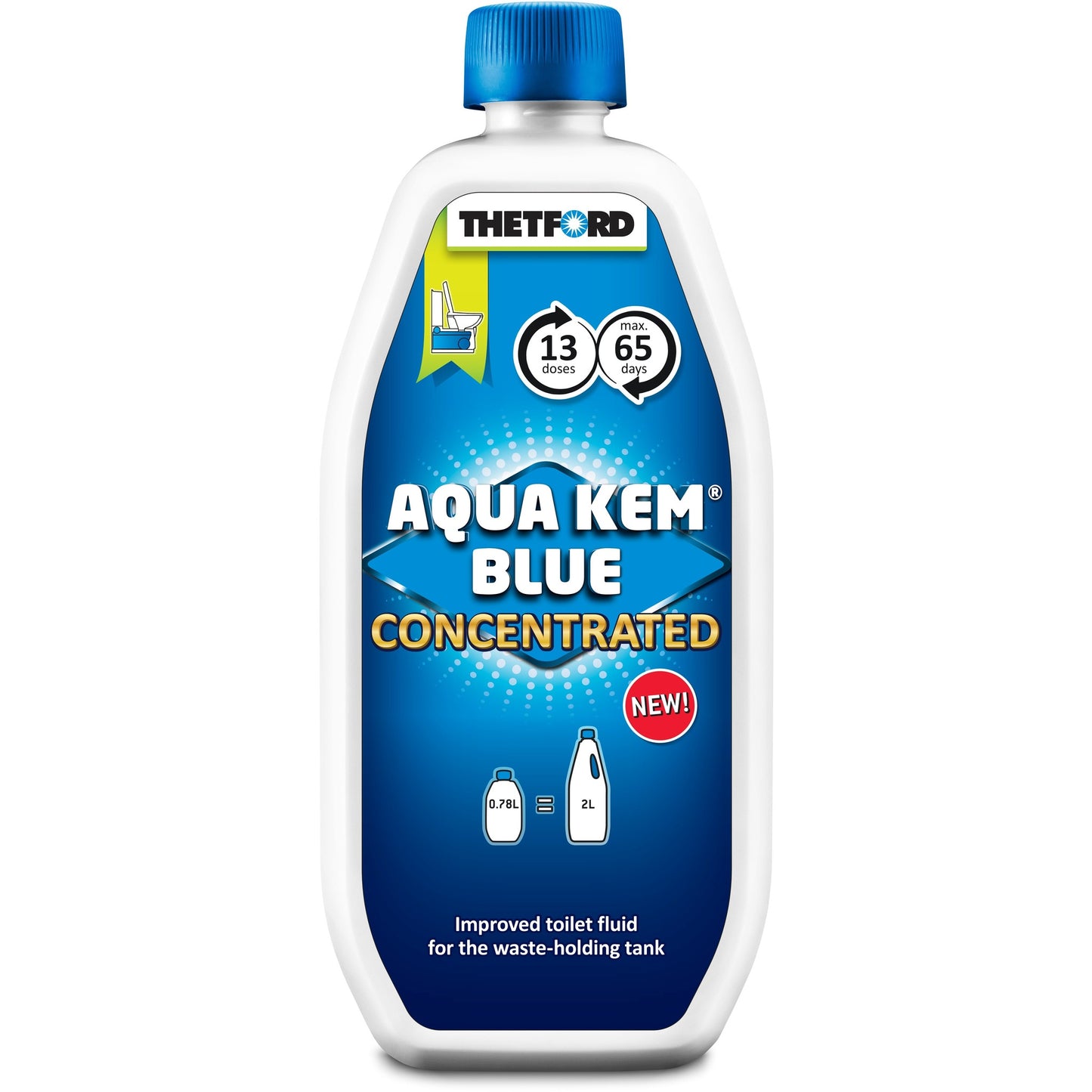 NEW - Aqua Kem Blue Concentrate -  0.7L - AVAILABLE IN STORE ONLY