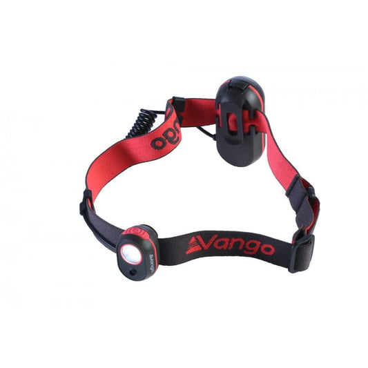 Vango Flux Headtorch - Grey/Red - 120 lumens