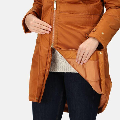 Giovanna Fletcher Collection - Regatta Womens Lyanna Parka - Copper Almond