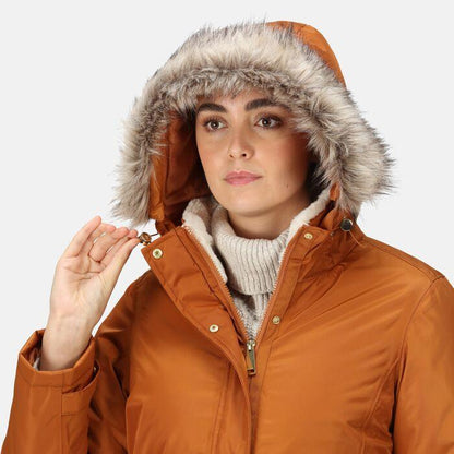 Giovanna Fletcher Collection - Regatta Womens Lyanna Parka - Copper Almond