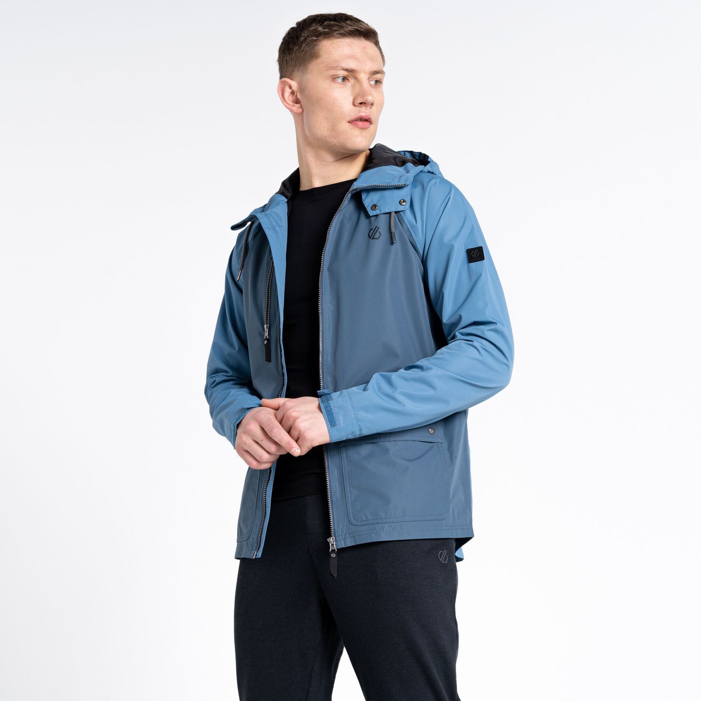 Dare 2b Men's Atomize Waterproof Jacket - Stellar Blue/Orion Grey