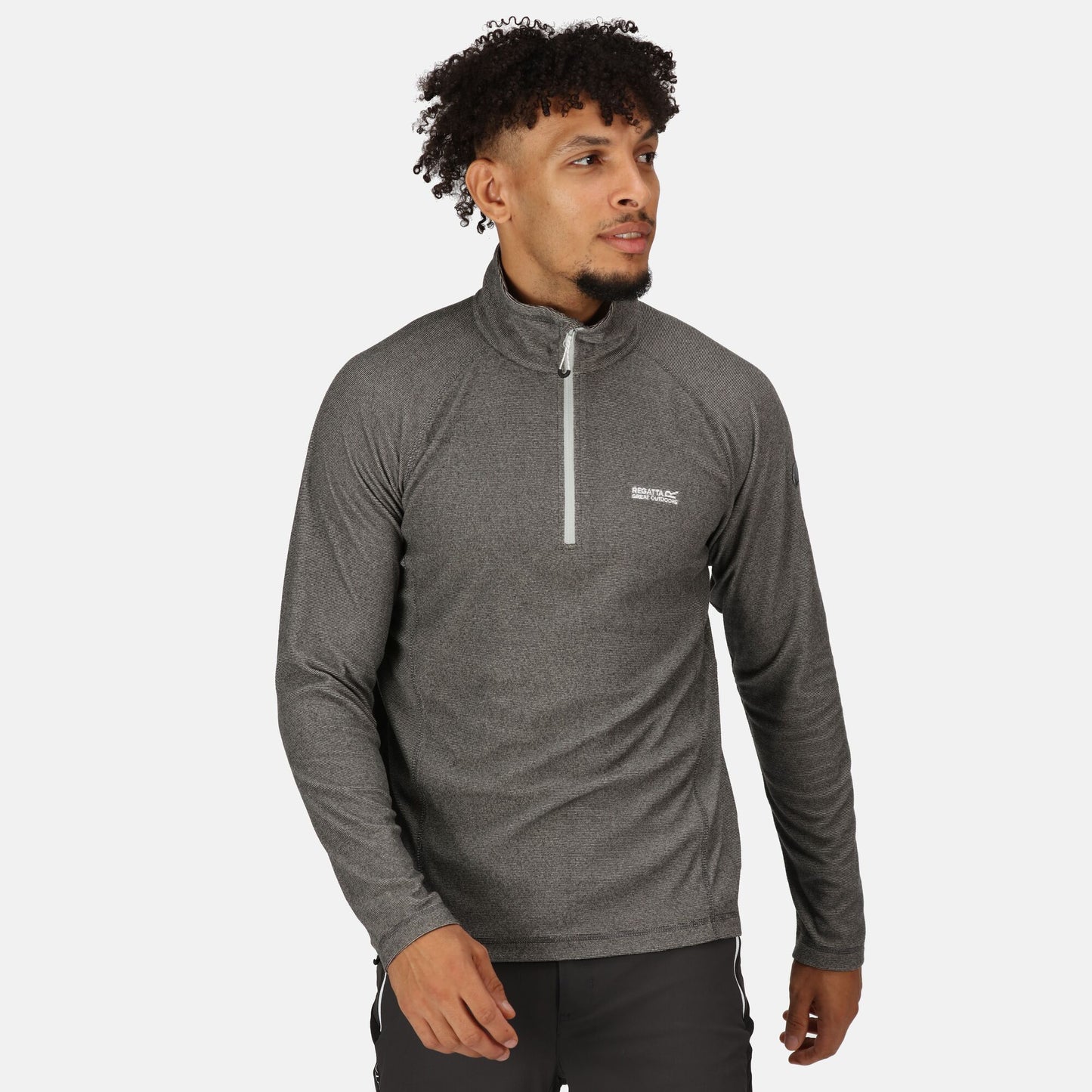 Regatta Men's Montes Lightweight Half Zip Fleece - Light Steel