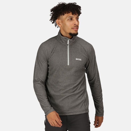 Regatta Men's Montes Lightweight Half Zip Fleece - Light Steel