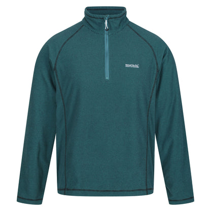 Regatta Montes Lightweight Half Zip Fleece - Pacific Green/Black