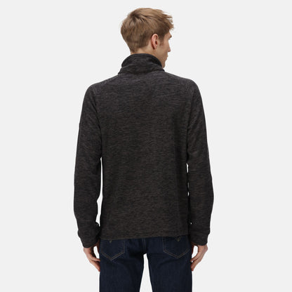 Regatta Men's Eithan Quarter Zip Fleece -  Black/Dark Grey