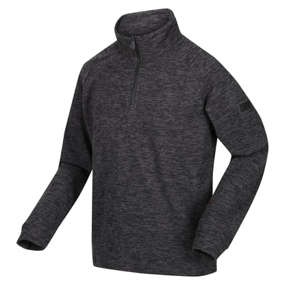 Regatta Men's Eithan Quarter Zip Fleece -  Black/Dark Grey