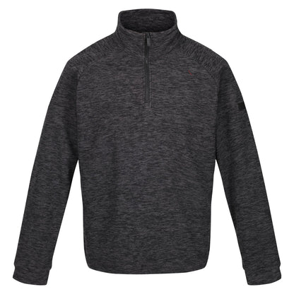 Regatta Men's Eithan Quarter Zip Fleece -  Black/Dark Grey