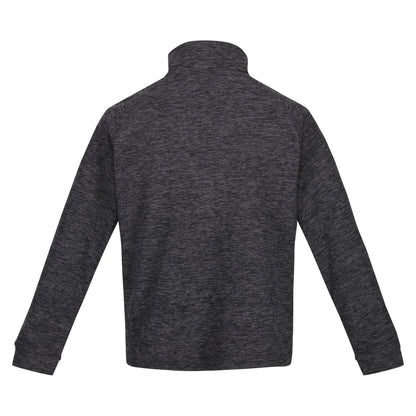 Regatta Men's Eithan Quarter Zip Fleece -  Black/Dark Grey