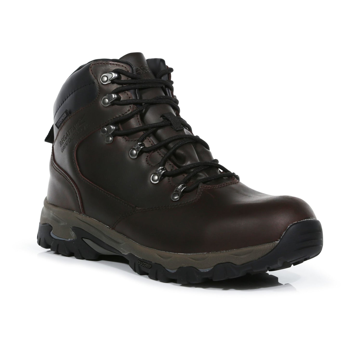 Regatta Men's Tebay Leather Waterproof Walking Boots - Peat