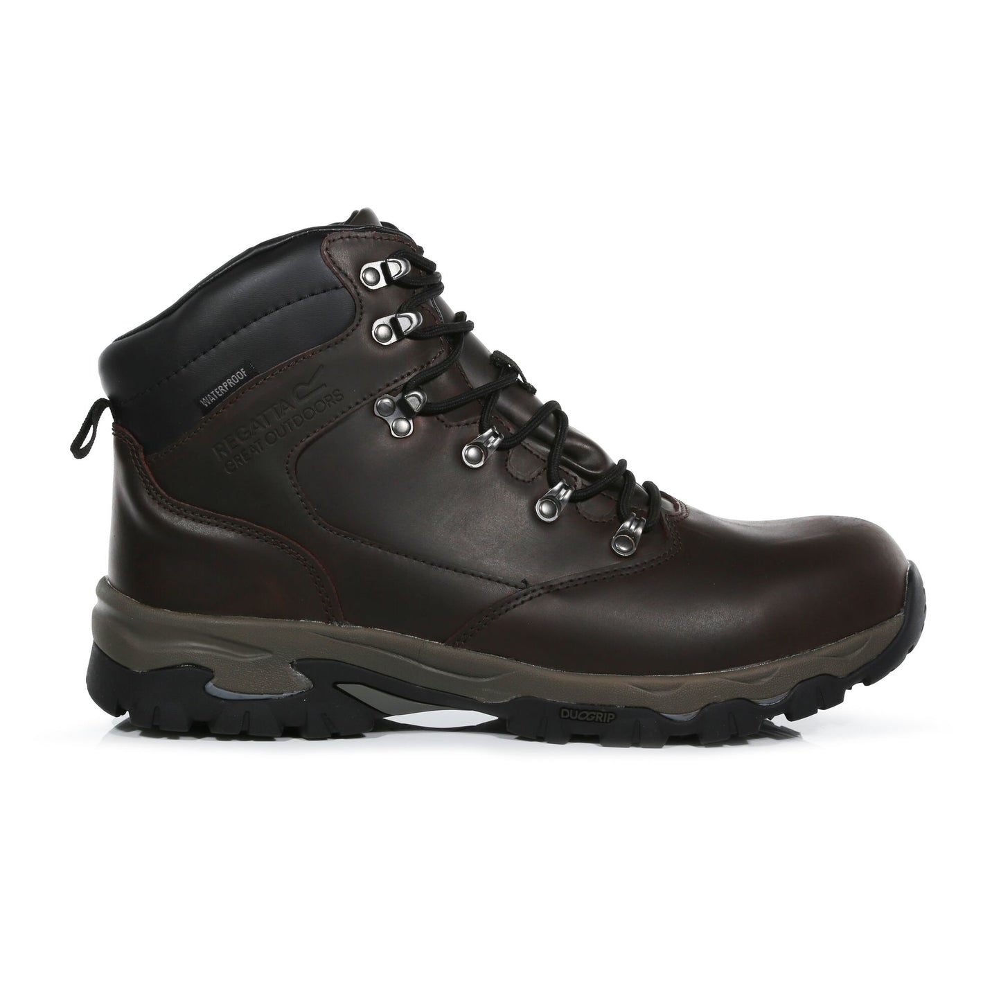 Regatta Men's Tebay Leather Waterproof Walking Boots - Peat