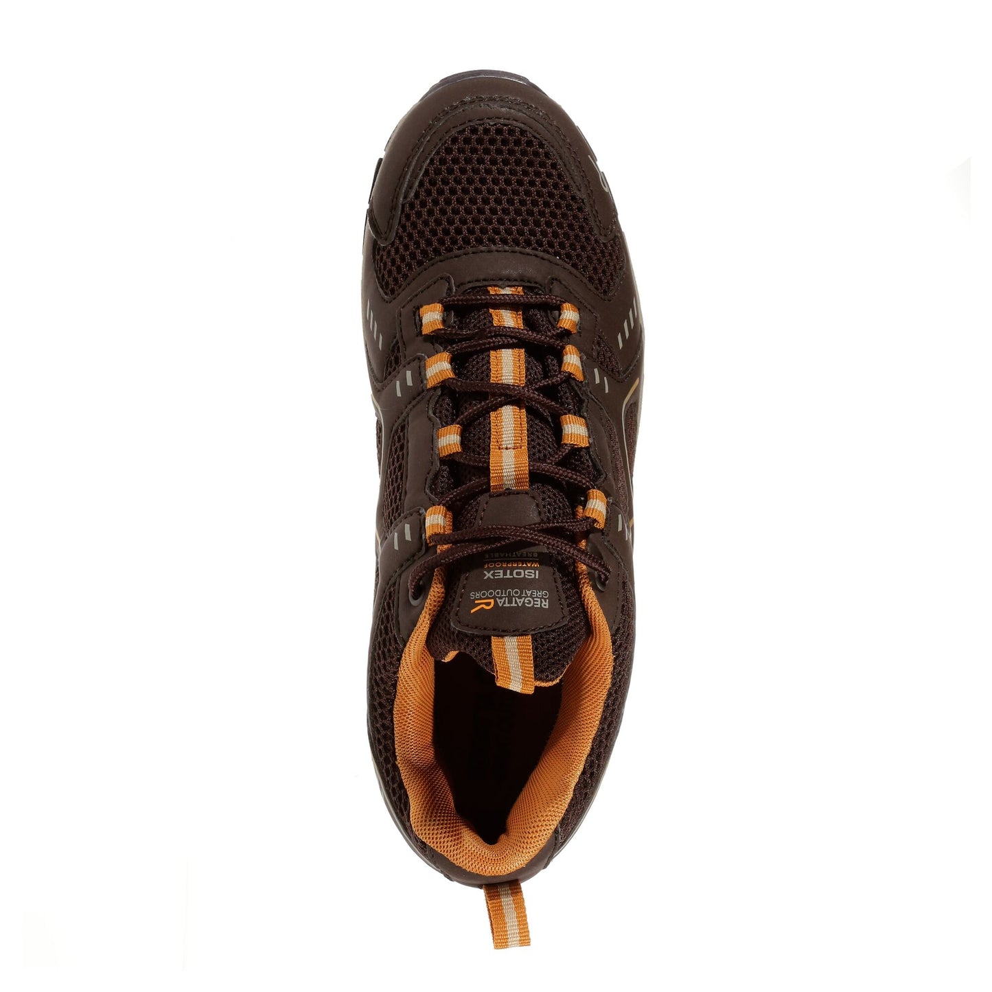 Regatta Men's Vendeavour Waterproof Shoe - Peat/Gold Cumin