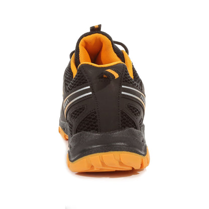 Men's Vendeavour Waterproof Walking Shoes - Black/Regatta Orange