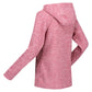 Regatta Kizmit II Womens Hooded Fleece - Powder Pink Marl