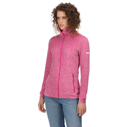 Regatta Women's Everleigh Full Zip Fleece -  Textured Fuchsia